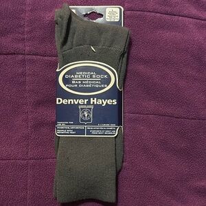 NWT Denver Hayes Medical Diabetic Socks L